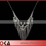BOKA high quality bridal crystal neck trim, rhinestone necklace