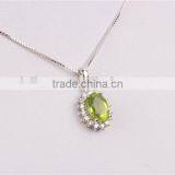 Luxurious American 18k White Gold Diamond Jewelry Fashion Necklace thumbnail-2