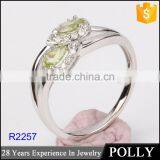 2015 HOT SALE FASHION WHITE OR ROST GOLD RING thumbnail-4