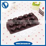 Wholesale price custom heart shape mold cute sushi making kit cake silicone cake mold