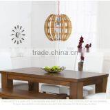 LED Pendant Light JK-8005B-35 LED Light Wood Hanging Pendant Lighting