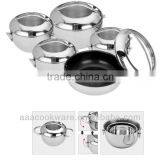 10pcs Outdoor 18/8 Stainless Steel Cooking Pans With Collapsible Handles for Wholesale