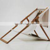 XZ Shape Outdoor Wooden Folding Beach Chair