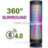 5 LED Light Visual Display Mode Powerful Sound With Build in Microphone 10W Hi-Fi Portable Wireless Bluetooth 4.0 Speaker