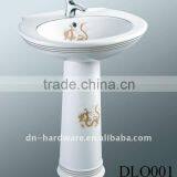 DLO001High Quality New Modern Home Pedestal Basin