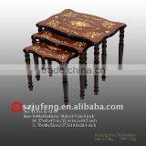 Shining Dining Wooden Table Set--3pcs/Set thumbnail-1