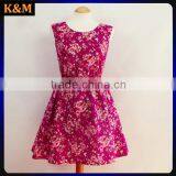 Floral Dress Peter Pan Collar Dress Summer Dress thumbnail-3
