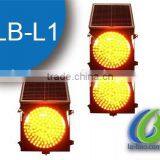 LB-L1 Lubao Aluminum shell traffic signals flashing led solar warning light