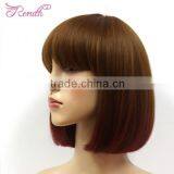 OEM Natural Color Cheap Straight Bob Style Human Hair Wig thumbnail-4