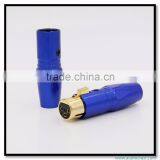 OEM/ODM 24K Gold Plated XLR Balance Audio Plug Male Female Connector Hifi