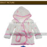 animal designing infant bathrobe towel with hooded