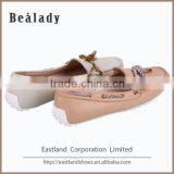 Fashion Lady Lychee Leather Soft Casual Driving Moccasin Boat Loafer Shoe thumbnail-2