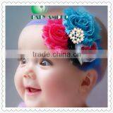 Top Baby Girls Beautiful Flower Headband,ribbon Bow Hair,fashion Ribbon Flower Headband thumbnail-4