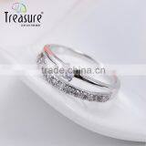 Latest Model Fashion Jewellry Diamond Silver Ring Crystal Jewelry for Girl thumbnail-1