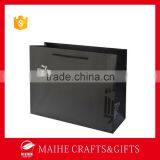 Black Cardboard Handmade Paper Shopping Bag thumbnail-1