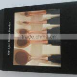 Mix and Match 5pcs Gold Plated Oval Cosmetic Brush Oval Toothbrush Set Rose Gold Toothbrush