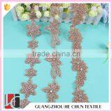 HC-4830-1 Hechun Rhinestone Fashion Beaded Ribbon Trim for Dyeable Cothing thumbnail-4