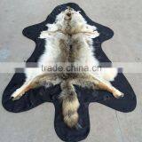 China Wholesale Raw Wolf Fur / Real Wolf Fur Skin / Natural Wolf Pelt thumbnail-1