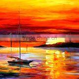 Sunset Oil Painting on Canvas