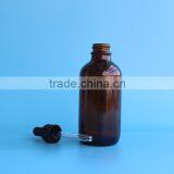 120ml Boston Round Glass Bottle With Dropper thumbnail-2