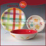 Flower Round Shape High Quality Handpainted 18pcs Dinnerset/dinner Ware/tableware thumbnail-6