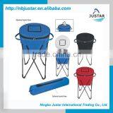 Coolers & Holders Type Eco-Friendly Round Barrel Shape Fast Cooling Beverage Party Cooler for Picnic and Party