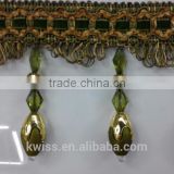 hot selling color lace trim,beaded trimming for textile