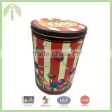 Recyclable feature tin can,embossing, 4C offset printing