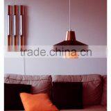 7.15-12 Danish Lamp. Modern Hanging Lamp. Mid-century. Black and Copper. Amazing Gradient Lighting.