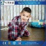 Soft plaid kids home clothing