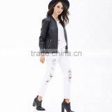 Leather Jacket For Women Leather Jackets Fashion Winter Jackets Argyle Faux Leather Jackets For Women Sportive Jackets thumbnail-4
