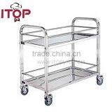 Apply to Hotel and Restaurant 2 Tiers Assembled Liquor and Wine Cart thumbnail-2