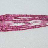 Pink Tourmaline Faceted Rondell thumbnail-3