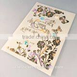 Custom Fashionable Rhinestone Sticker Metallic Tattoo Diamond Gold Temporary Tattoo Stickers thumbnail-5