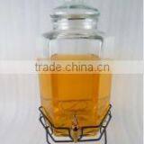 Large Size Different Types Beverage Dispenser Glass Jug With Pouring Spigot thumbnail-2