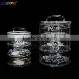 Transparent Multi Layer Glass Storage Jar