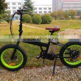 Hot sale ce approval fat folding e-bike with 20"*4.0 fat tire