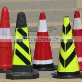 Traffic Cone With Reflective Sheeting/Custom Reflective Road Cone Sleeve