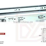 45mm 3 fold Iron self close drawer slides ball bearing roller furniture drawer slides