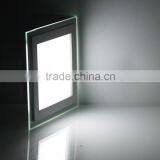 High Brightness LED Lighting Aluminium Glass 12w Square Led Panel Light thumbnail-5