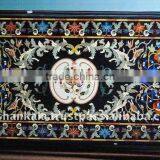 Marble Table Top, Handmade Marble Inlay Dining Table Top