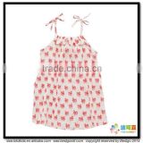 BKD summer infant dresses with all over printed design baby dresses