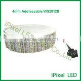 Addressable Ws2812b 4mm PCB Width Led Tape Light for Some Special Project thumbnail-2
