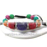 Fashion Mesh Basketball Wives Beads Bracelets FCA-15309 thumbnail-1