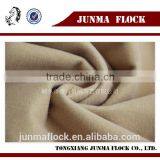 Light Yellow Velveteen Patten China Textile Flocking Plain Fabric Flocked Fabric Waterproof thumbnail-1