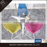 Round Glass Table With Metal Legs thumbnail-1