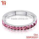 Month Ring Diamond Wedding Ring, 12 Months Rings thumbnail-2