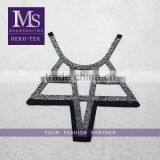 New Fashion Design Big Hot Fix Rhinestone Collar, Women Beaded Collar thumbnail-1