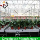 Galvanized Wire Mesh Greenhouse Rolling Benches