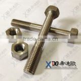 alloy 625/ alloy600 stainless steel hex bolt and nut M33